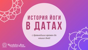 История Йоги в датах