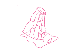 Сведение и разведение ног лежа на спине (5 мин)