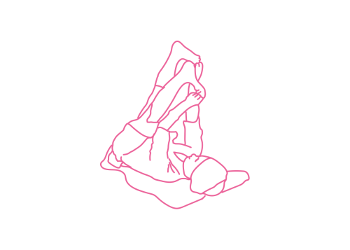 Попеременное подтягивание ног к голове лежа на спине (2 мин)