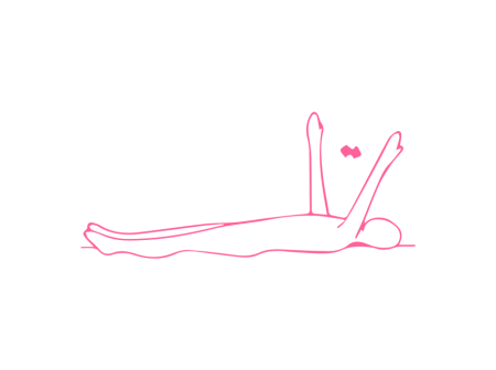 Беззвучные хлопки лежа (1 мин) - кундалини йога упражнение