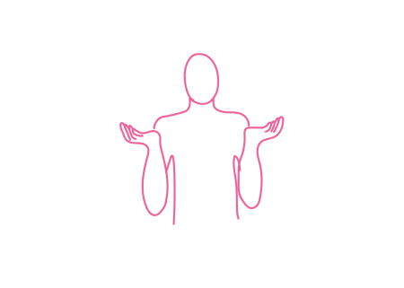 Быстрое дыхание с согнутыми руками и запястьями вверх 1