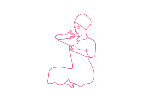 Быстрые движения руками в Простой Позе 5