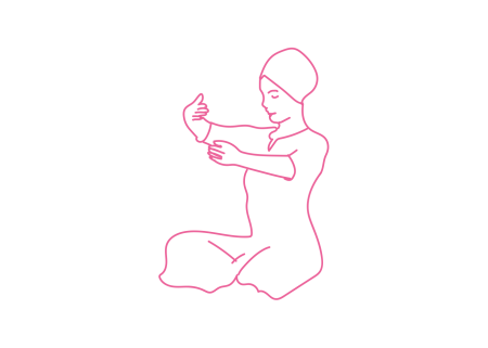 Быстрые движения руками в Простой Позе 6