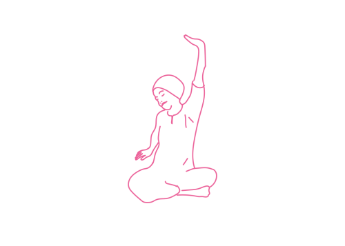 Быстрые движения руками в Простой Позе 7