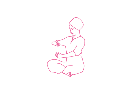 Быстрые движения руками в Простой Позе 9