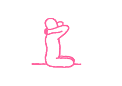 Быстрые наклоны вперед в Простой Позе с руками за шеей (2 мин). Упражнение Кундалини Йоги 1