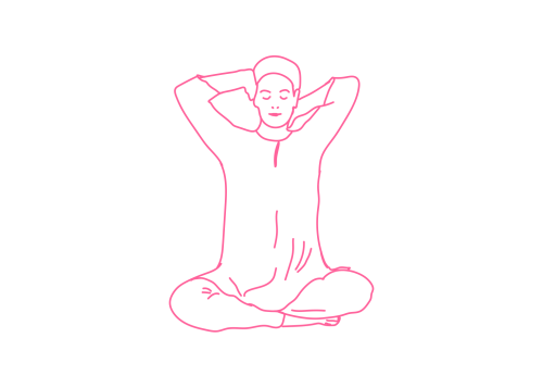 Давление руками на голову и шею 1. Кундалини Йога