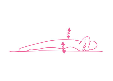 Движения бедрами вправо и влево, вверх и вниз (3 мин 30 сек)