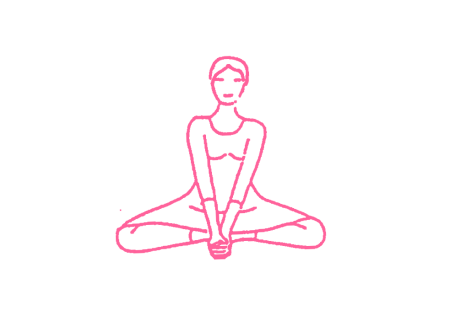 Движения коленями в Простой Позе (1-3 мин). Йога для беременных