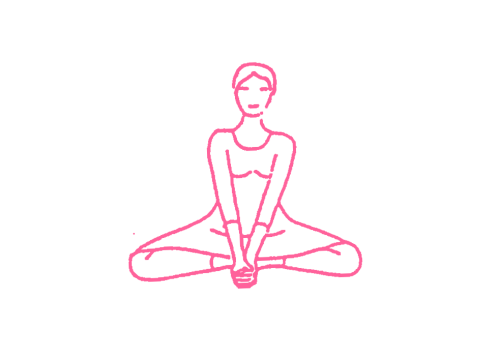 Движения коленями в Простой Позе (1-3 мин). Йога для беременных