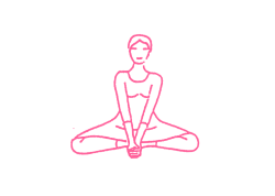 Движения коленями в Простой Позе (1-3 мин). Йога для беременных