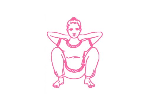 Движения локтями в Позе Ворона (1 мин). Упражнение Кундалини Йоги 1