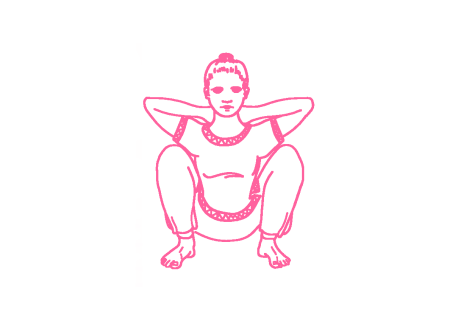 Движения локтями в Позе Ворона (1 мин). Упражнение Кундалини Йоги 1