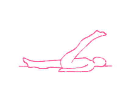 Движения ногами на счет от 1 до 8 (3 мин). Упражнение Кундалини Йоги 2