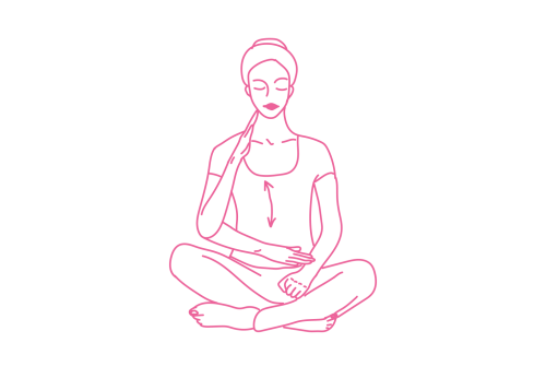 Движения правой рукой от носа к пупку. Кундалини Йога