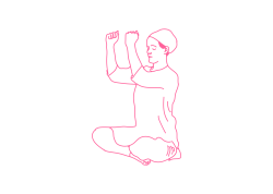 Движения предплечьями в Простой Позе 1. Кундалини Йога