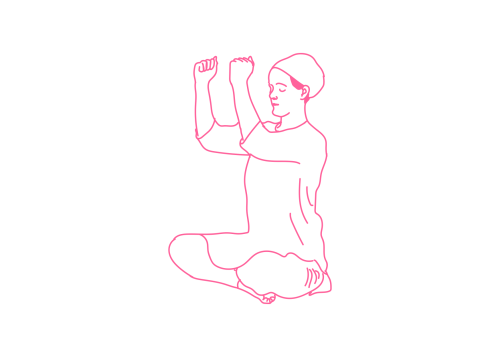 Движения предплечьями в Простой Позе 1. Кундалини Йога