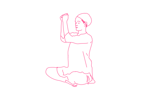 Движения предплечьями в Простой Позе 3. Кундалини Йога