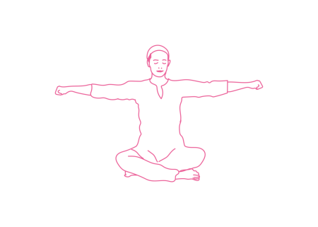 Движения прямыми руками вверх и вниз 1