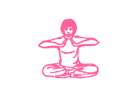 Движения руками на 8 счетов в Простой Позе Кундалини Йога 5