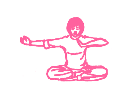 Движения руками на 8 счетов в Простой Позе Кундалини Йога 6