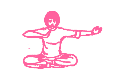 Движения руками на 8 счетов в Простой Позе Кундалини Йога 7