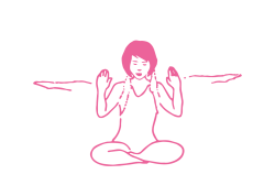 Движения руками в Простой Позе на 4 счета (11 мин)