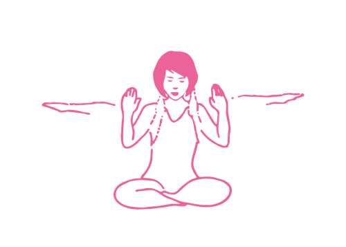 Движения руками в Простой Позе на 4 счета (11 мин)