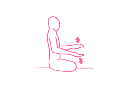 Движения руками в противоположные стороны (5 мин). Упражнение Кундалини Йоги