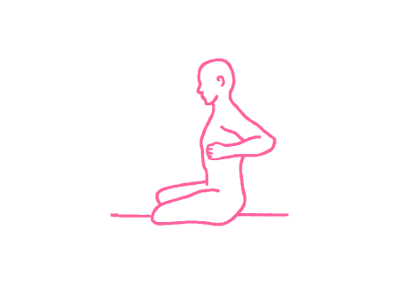 Движения согнутыми в локтях руками (1-2 мин). Упражнение Кундалини Йоги 3