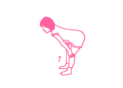 Движения ягодицами вверх-вниз стоя и прогнув спину как в Позе Коровы (2 мин) Кундалини Йога 1