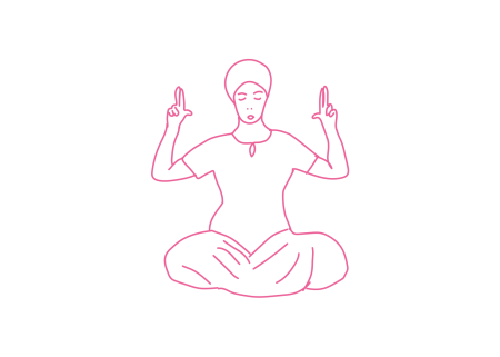 Дыхание через рот в форме буквы «О» в Простой Позе, соединяя и разъединяя кончики трех пальцев (1 мин 30 сек) Дыхание через рот в форме буквы «О» в Простой Позе, соединяя и разъединяя кончики трех пальцев (1 мин 30 сек)