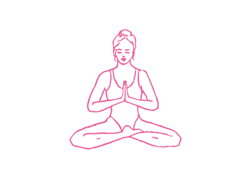 Дыхание из Пупочного Центра в Простой Позе с молитвенной мудрой (6 мин)