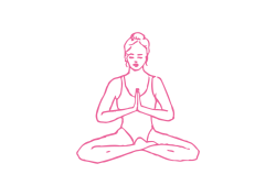 Дыхание из Пупочного Центра в Простой Позе с молитвенной мудрой (6 мин)