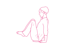 Дыхание огня с коленями у груди (1-2 мин). Упражнение Кундалини Йоги