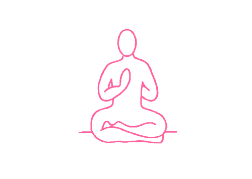 Дыхание Огня с надавливанием на Сердечный Центр (3-5 мин)