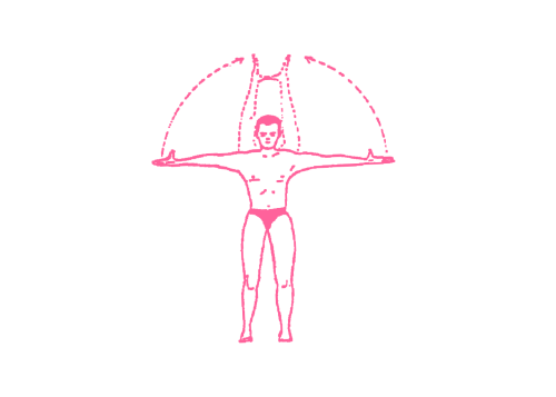 Дыхание Огня стоя с разведенными руками (2 мин). Упражнение Кундалини Йоги 1