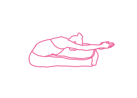 Дыхание огня сидя в наклоне с вытянутыми руками (1-3 мин) Дыхание огня сидя в наклоне с вытянутыми руками (1-3 мин)