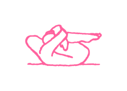 Дыхание огня, уткнувшись носом в колени (30-60 сек)