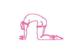 Дыхание Огня в позе Кошки с фокусом на чакрах (3 мин 30 сек - 7 мин)