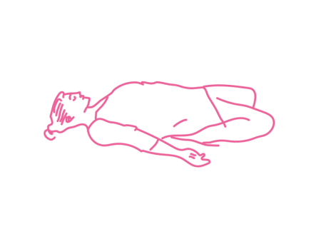 Поза рыбы с Дыханием Огня (1 мин 30 сек – 3 мин)