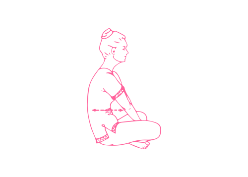 Прогибы спины в Простой Позе Кундалини Йога