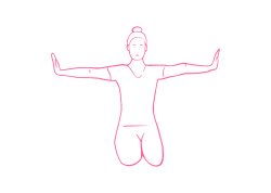 Глубокое дыхание и Дыхание Огня в Позе Скалы (3 мин)