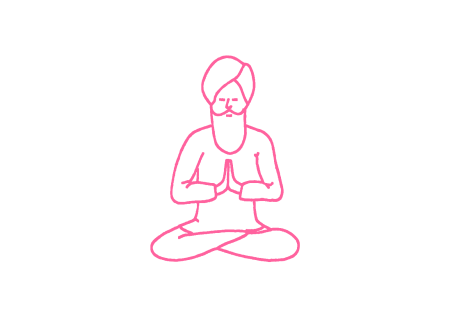 Качание пупком в Простой Позе с Молитвенной Мудрой (3,5 мин). Упражнение Кундалини Йоги