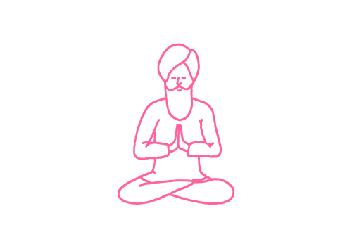 Качание пупком в Простой Позе с Молитвенной Мудрой (3,5 мин). Упражнение Кундалини Йоги