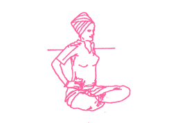 Глубокое дыхание в простой позе. Упражнение Кундалини Йоги