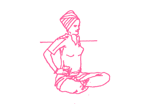 Глубокое дыхание в простой позе. Упражнение Кундалини Йоги