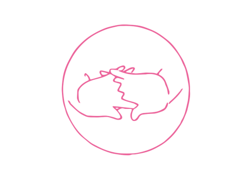 Вытягивание переплетённых рук вперед, вверх, к груди - мудра