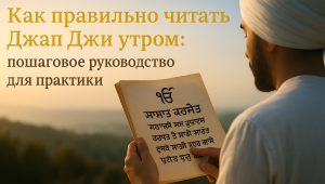 Как правильно читать Джап Джи утром: пошаговое руководство для практики Как правильно читать Джап Джи утром: пошаговое руководство для практики