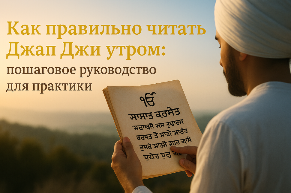 Как правильно читать Джап Джи утром: пошаговое руководство для практики